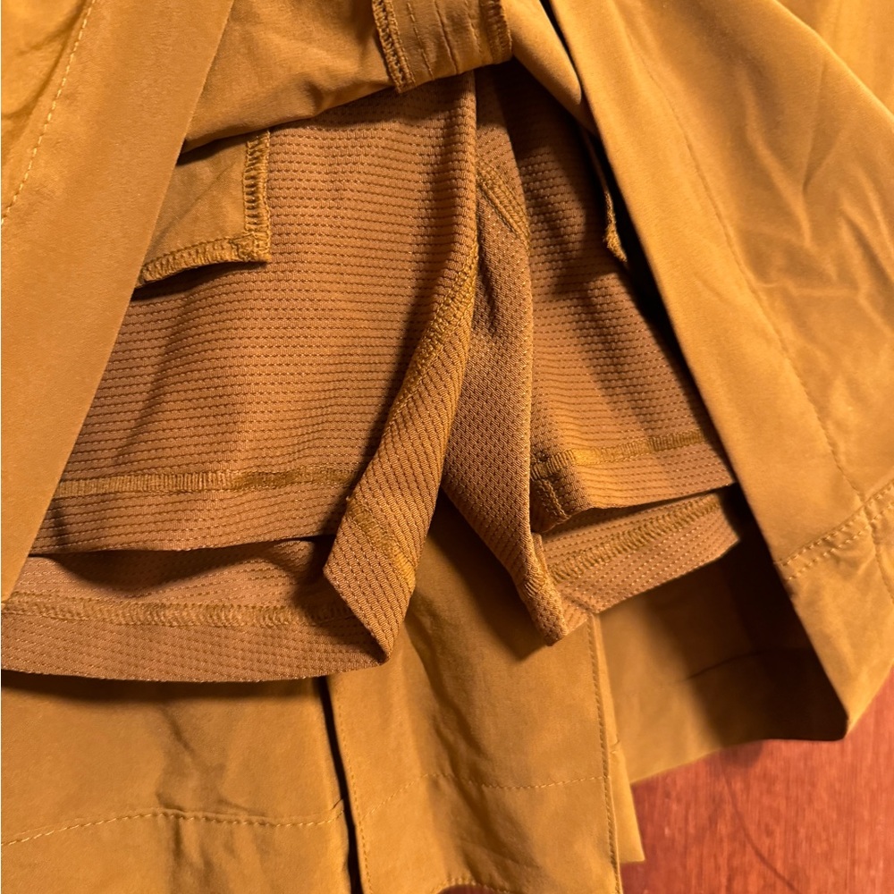Athleta Vienna Cargo Skort Mustard Yellow 16 NWOT - Picture 6 of 7